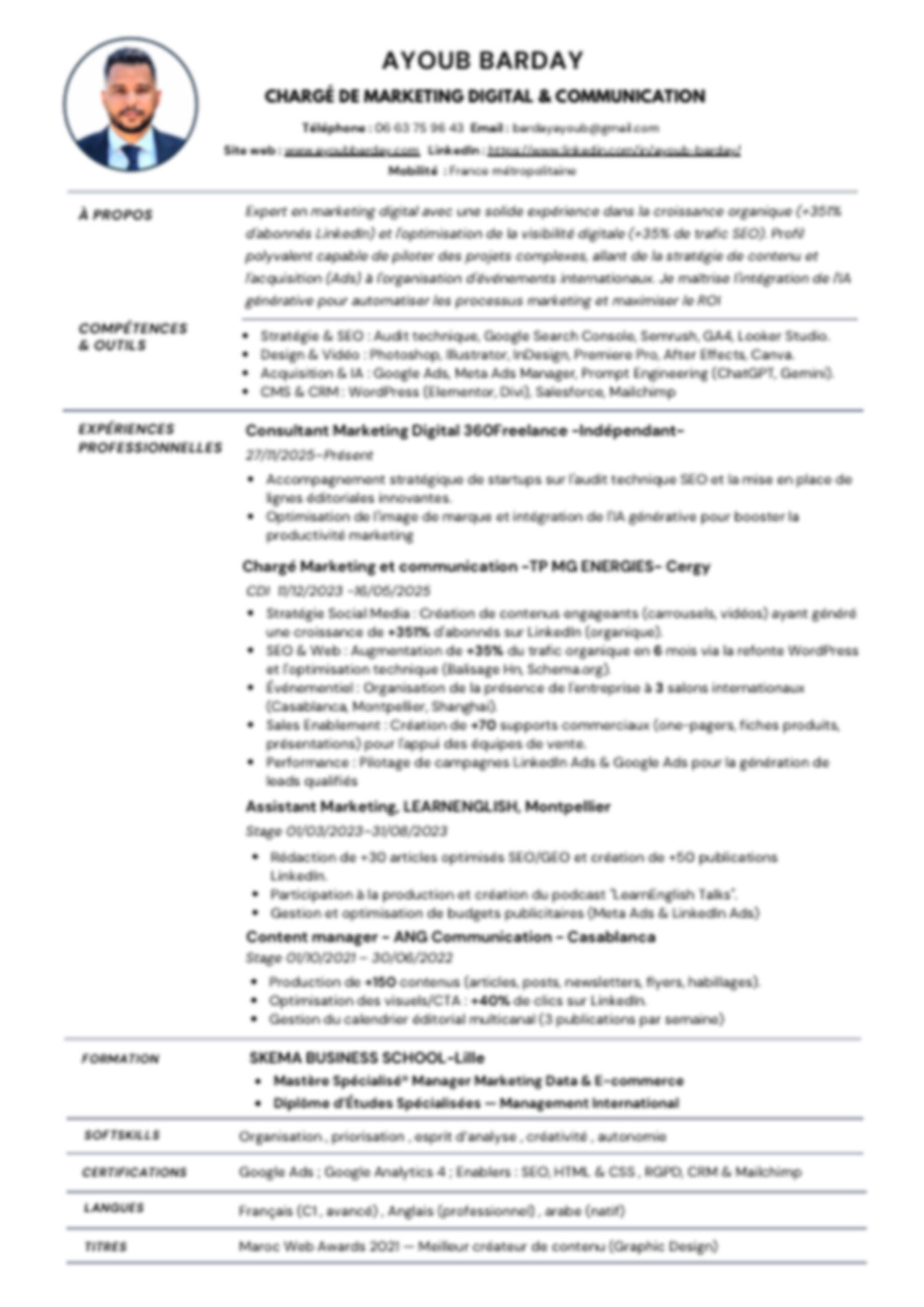 Resume Design 3